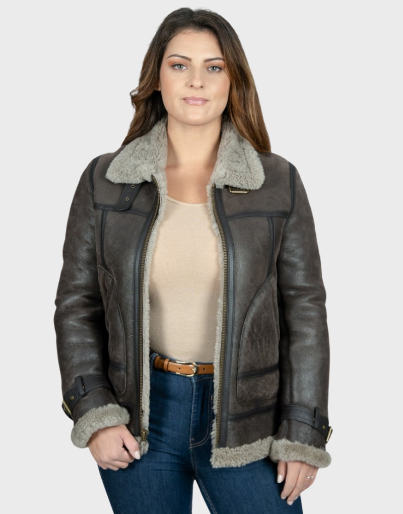 Buy sheepskin shearling jacket