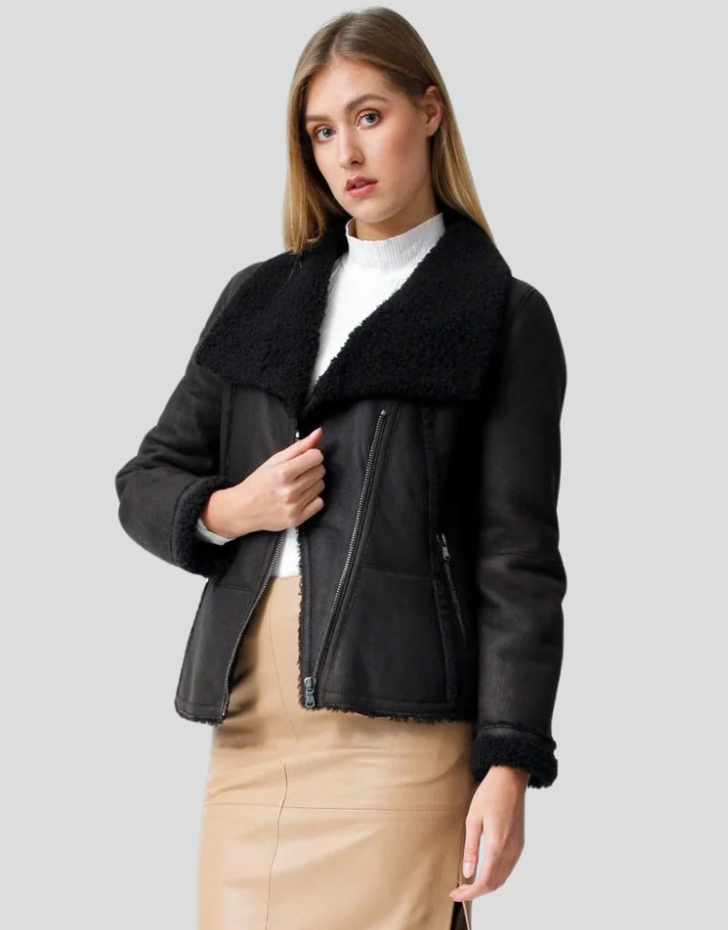 Fashionable Winter Shearling Coat