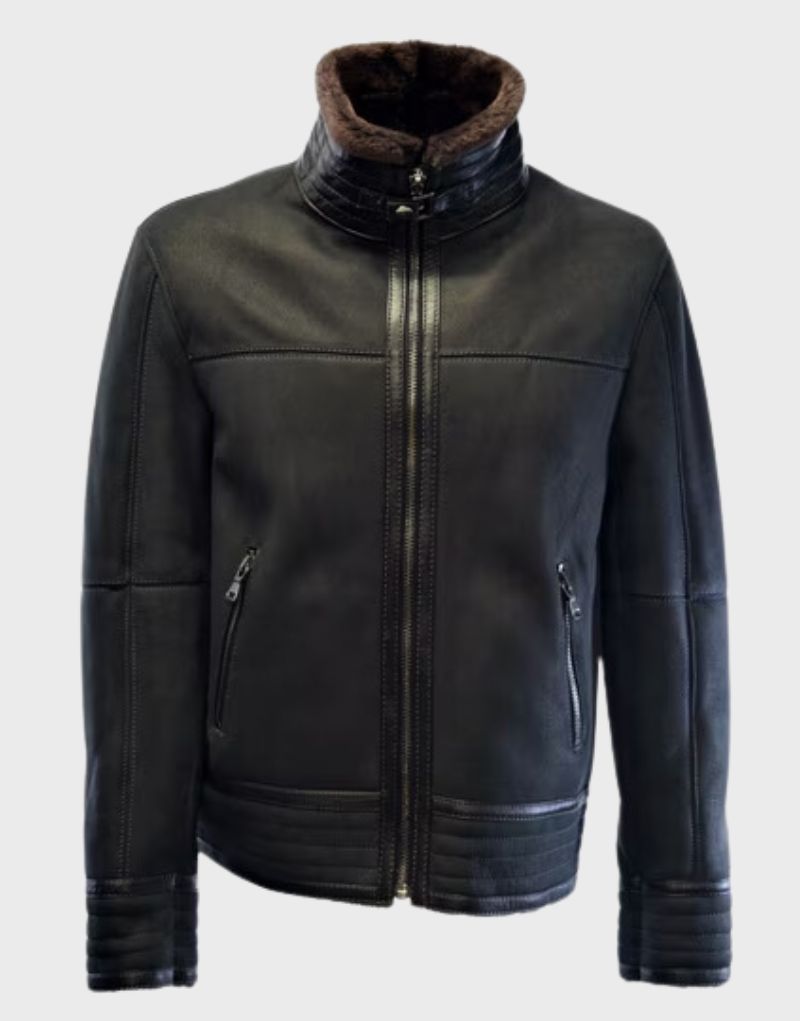 iconic black biker jacket 