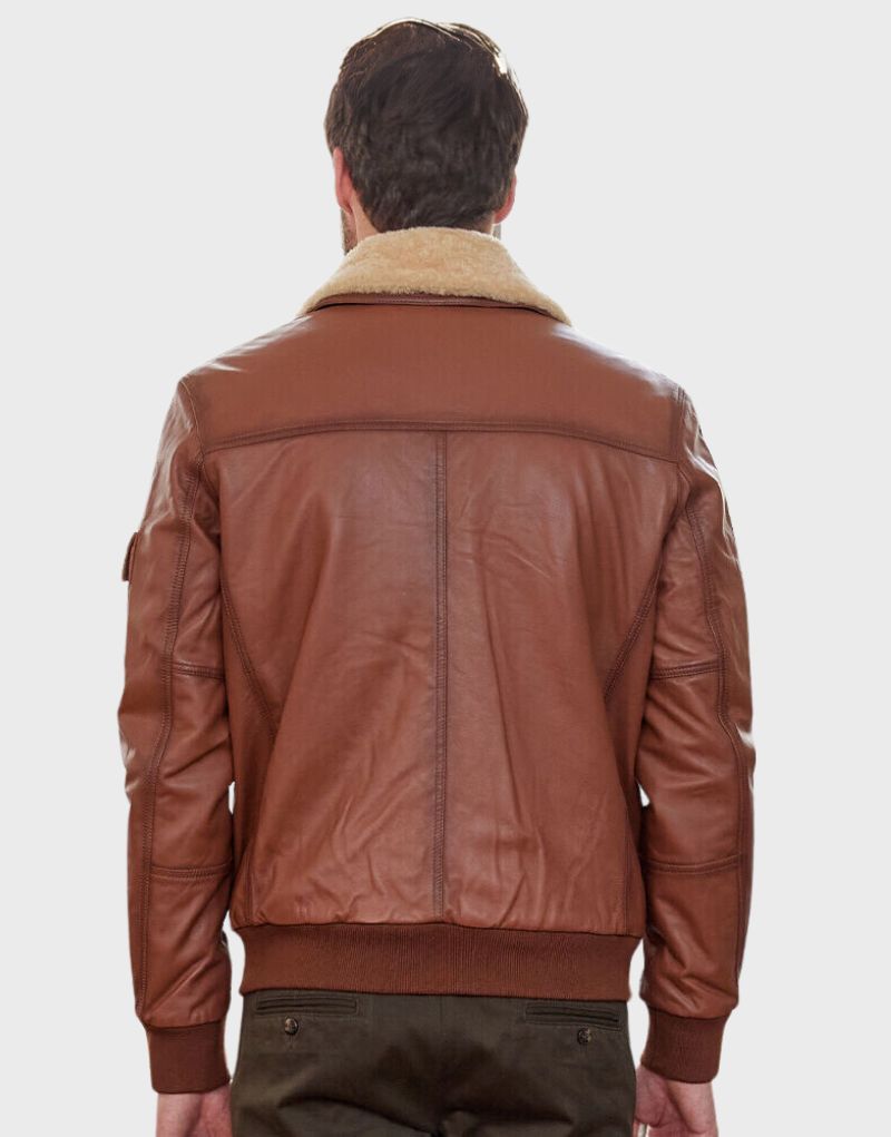 leather jackets with shearling mens