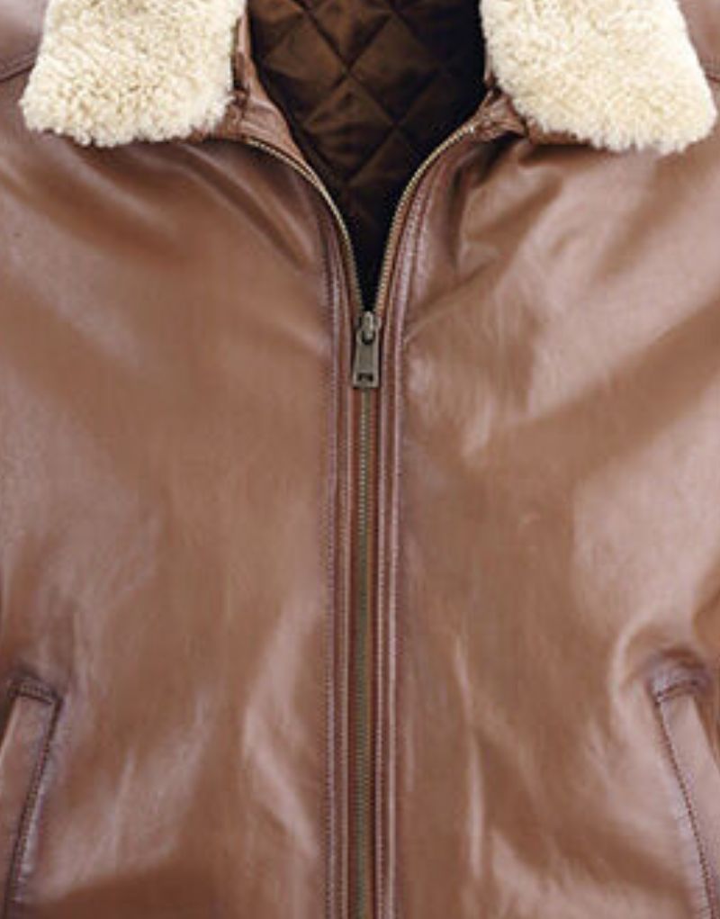 mens jackets with leather shearling