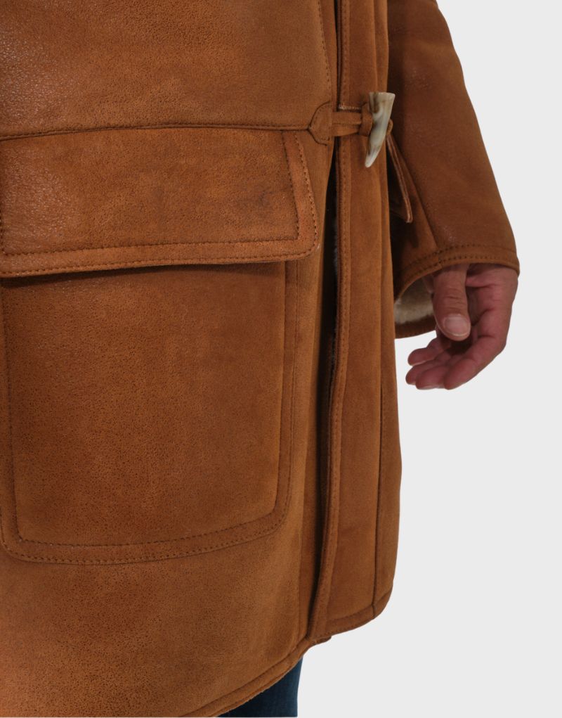 shearling classic coats leather mens