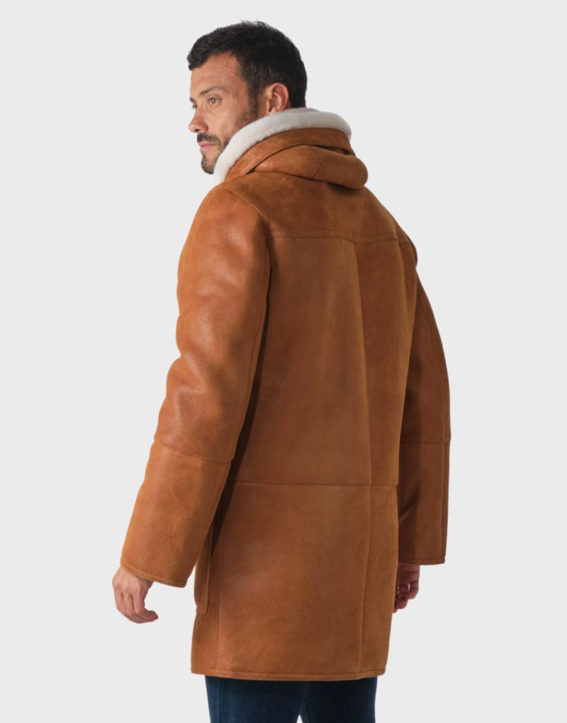 shearling classic leather coats mens