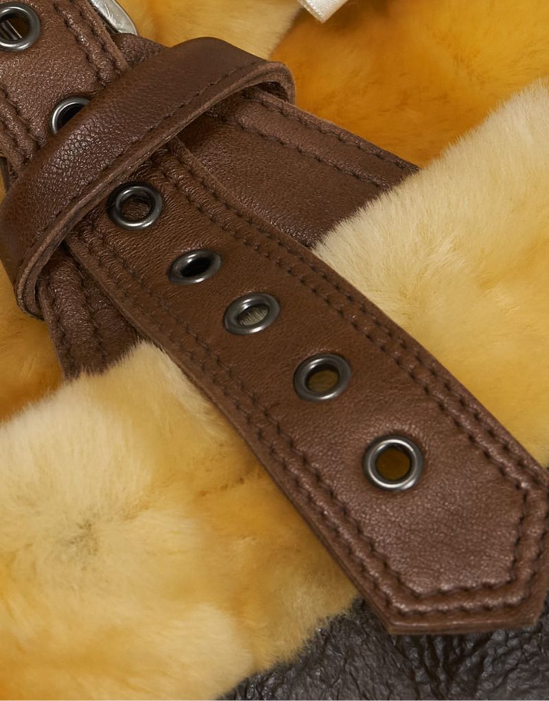 shearling pants leather mens